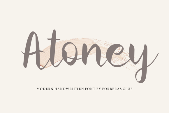 Atoney Script Font Review for Real Design Projects
