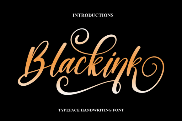 Blackink: A Handwritten Font for Modern Web Design