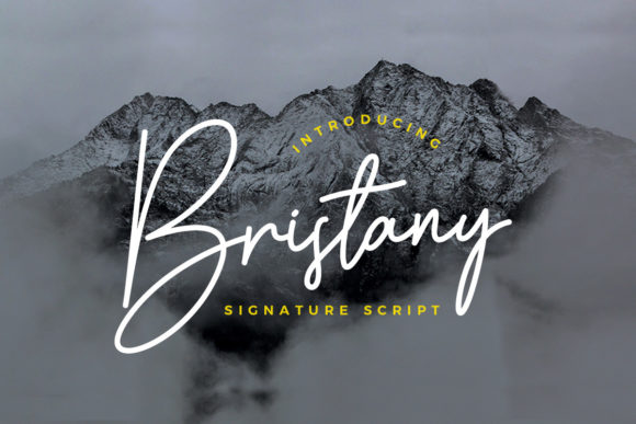 Bristany: A Laid-Back Script Font for Creative Projects