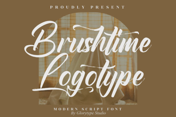Brushtime Logotype for Modern Web Design