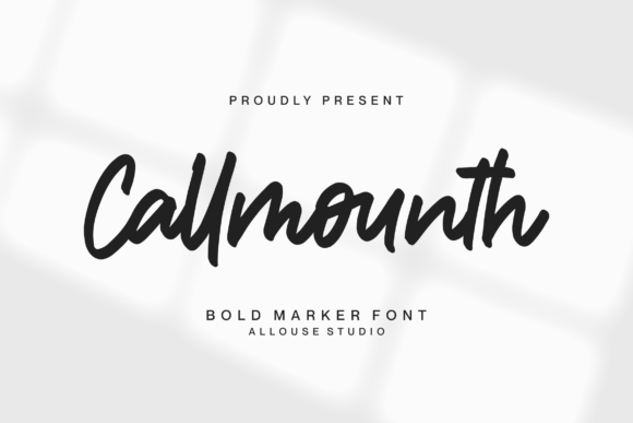 Callmounth: A Charming Display Font for Web Design