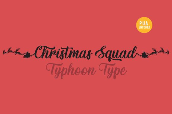 Christmas Squad: A Delicate Font for Elegant Branding