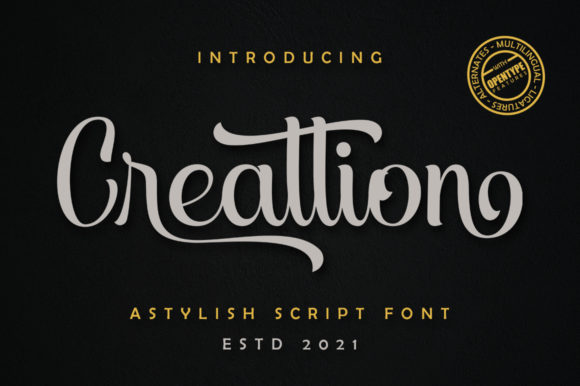 Discover the Elegance of Creattion Font
