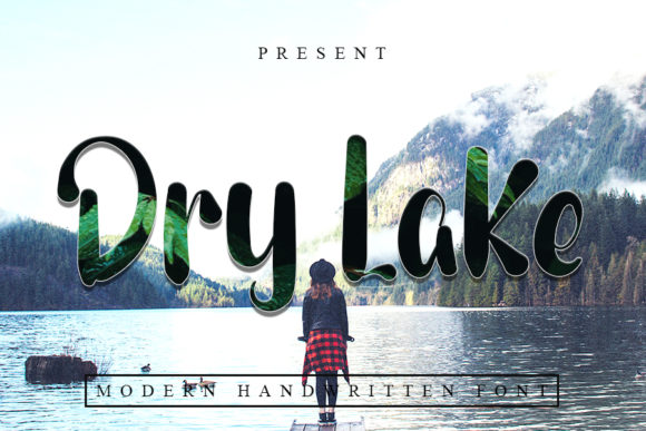 Dry Lake Font for Handmade Creations