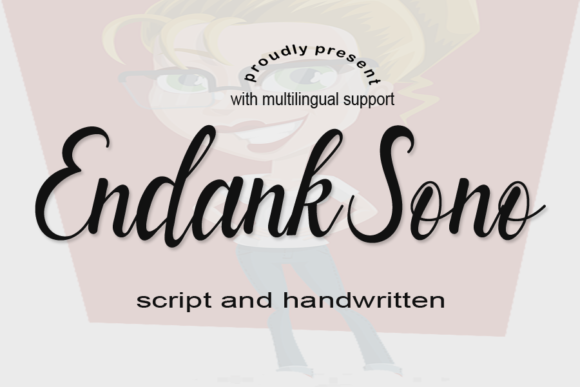 Endank Sono: A Whimsical Script Font for Creative Projects