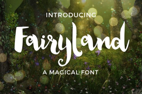 Fairyland Script Font for Editorial Design