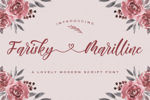 Farisky Marlline: Elevating Campaign Design with a Flowing Script Font