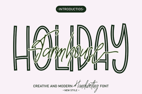 Farmhouse Holiday Font for a Cozy Brand Upgrade