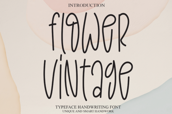 Flower Vintage: A Handwritten Font for Branding Projects