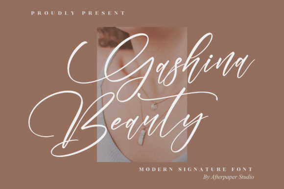 Gashina Beauty Font for Editorial Design