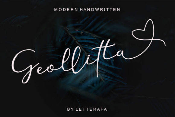 Geollitta: A Handwritten Font for Thoughtful Editorial Design