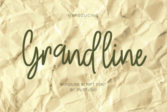 Grandline: The Elegant Script Font That Elevates Your Campaigns