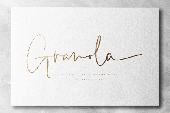 Granola Font: A Graceful Script for Branding Projects