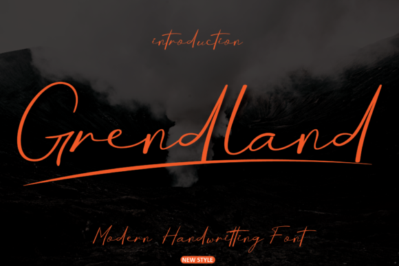 Grendland Script Font for Editorial Design
