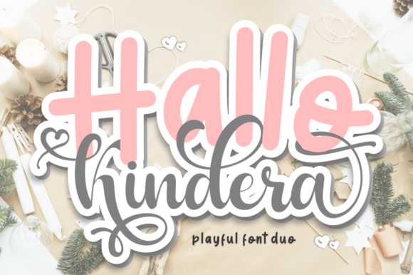 Hallo Kindera: A Handwritten Font for Campaign Creativity