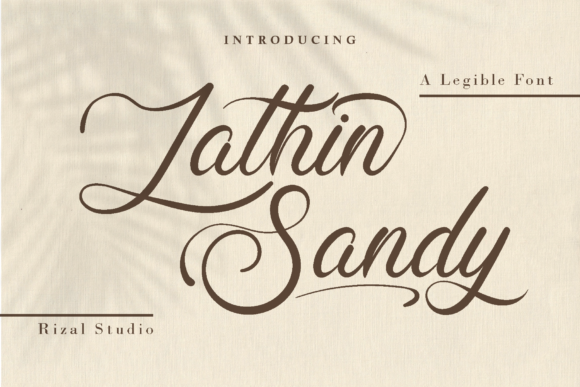 Lathin Sandy for Web Design: A Handwritten Font with Personality