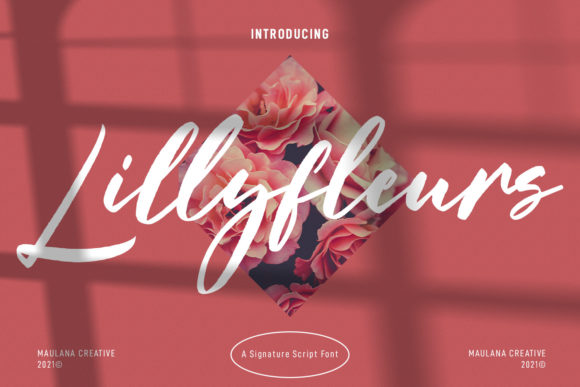 Lillyfleurs Signature: A Timeless Script Font for Digital Branding