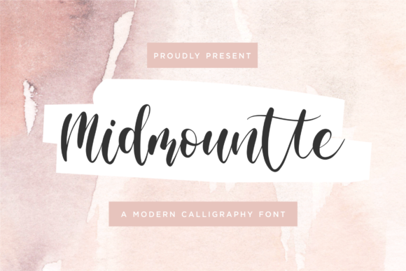 Midmountte: A Handwritten Font for Professional Branding