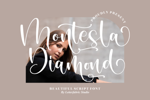 Montesla Diamond Font for Web Design and Branding