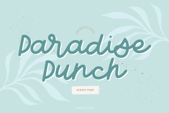 Paradise Punch: A Handwritten Font for Modern Web Design