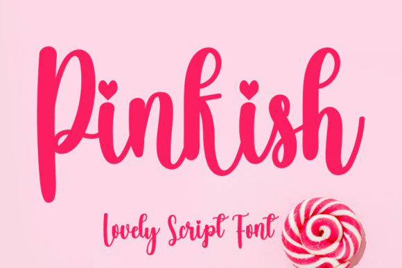 Pinkish Font for Handmade Creations