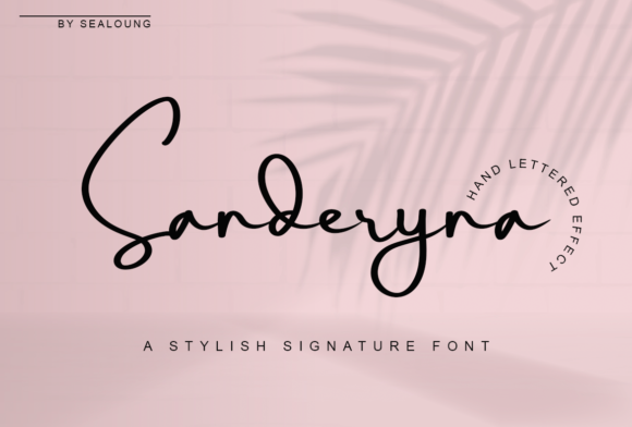 Sanderyna: A Handwritten Font for Campaign Creativity