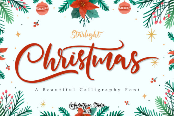 Starlight of Christmas Font for a Polished Brand Look