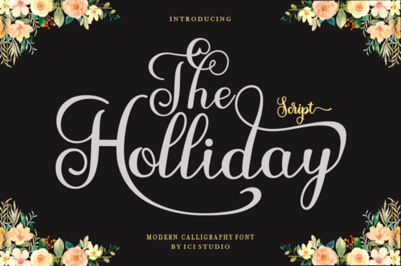 The Holliday Font for Web Design: A Luxurious Display Typeface