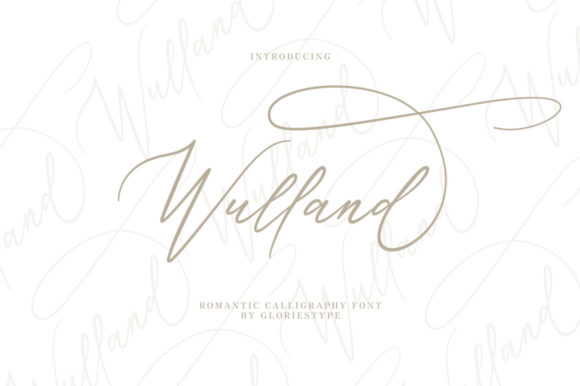 Wulland: A Graceful Script Font for Branding Success